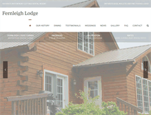 Tablet Screenshot of fernleighlodge.com